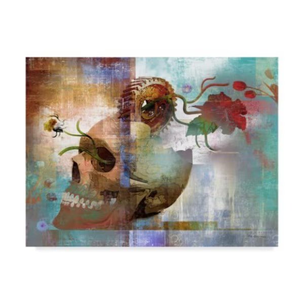 Greg Simanson 'Skulliage' Canvas Art, 14x19, Trademark Fine Art, Mfr#: ALI35483-C1419GG
